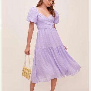ASTR Lavender Midi Dress